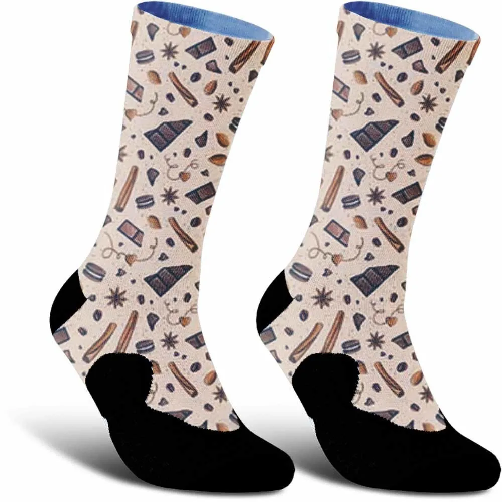 

2025 New Vibrant All-Over Print Socks – Fruit, Dessert & Geometric Designs – Ultra-Soft, Comfy & Street Style Essential!