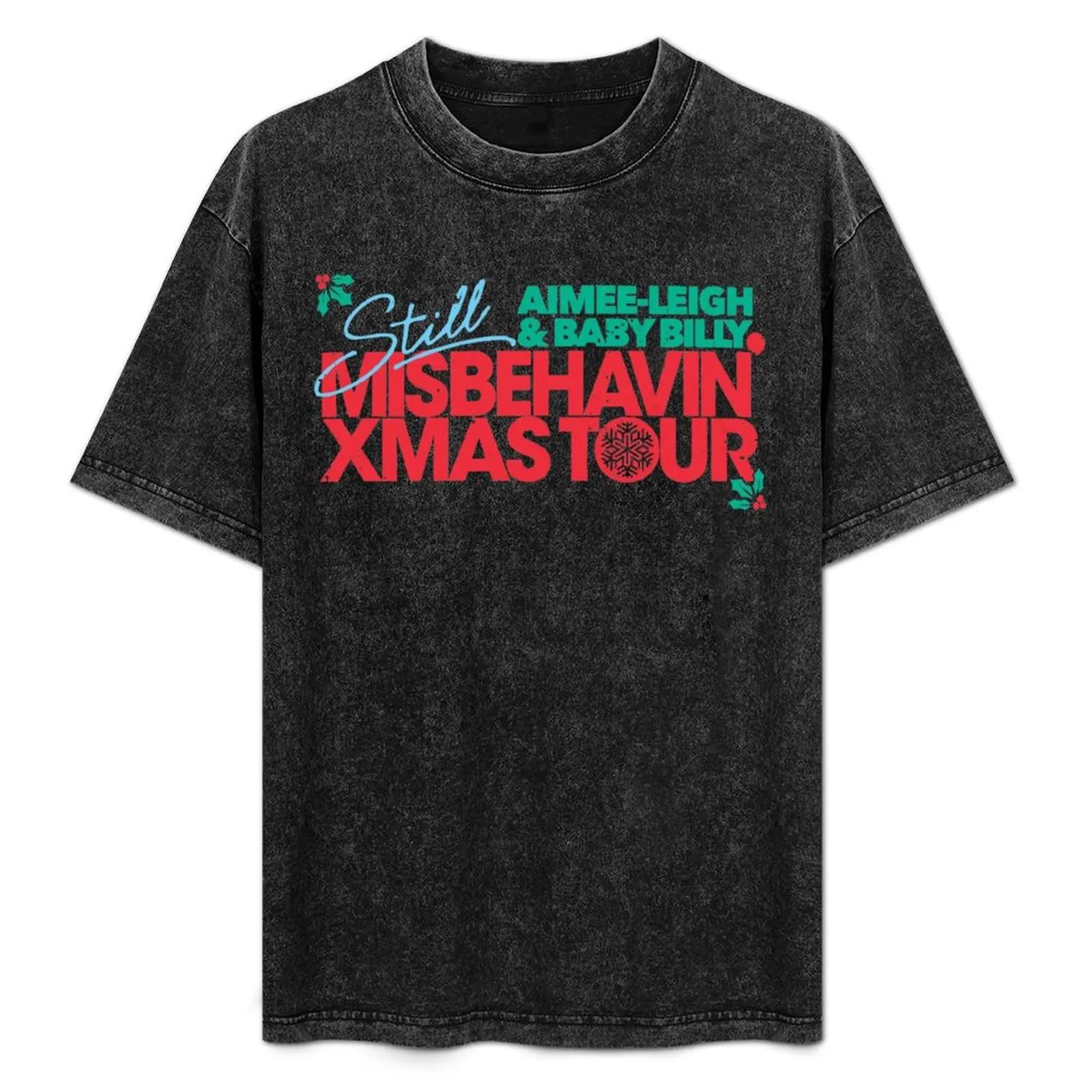 Righteous Gemstones Misbehavin Xmas Tour Inspired by HBO Danny McBride Show Christmas T-Shirt Street Fashion Casual Tee Shirt
