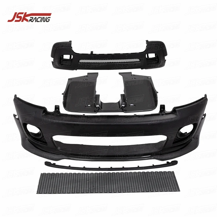HALF CARBON FIBER BODY KITS FRONT BUMPER for 2006-2013 BMW MINI COOPER S R56 R57 Upgrade to J STYLE