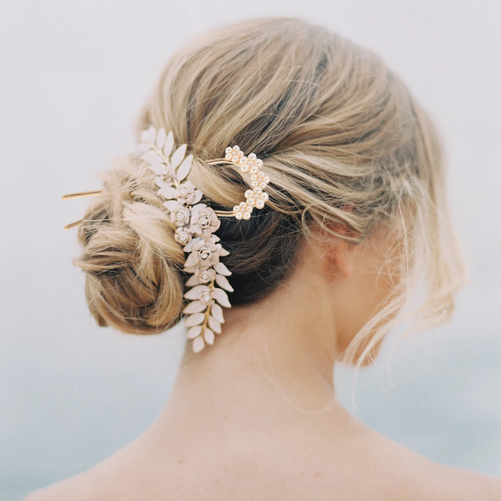 

Pearl Hairpin U Shape Fork Bun Stick Girls Accessories French Shaped Pins Claw Clips
