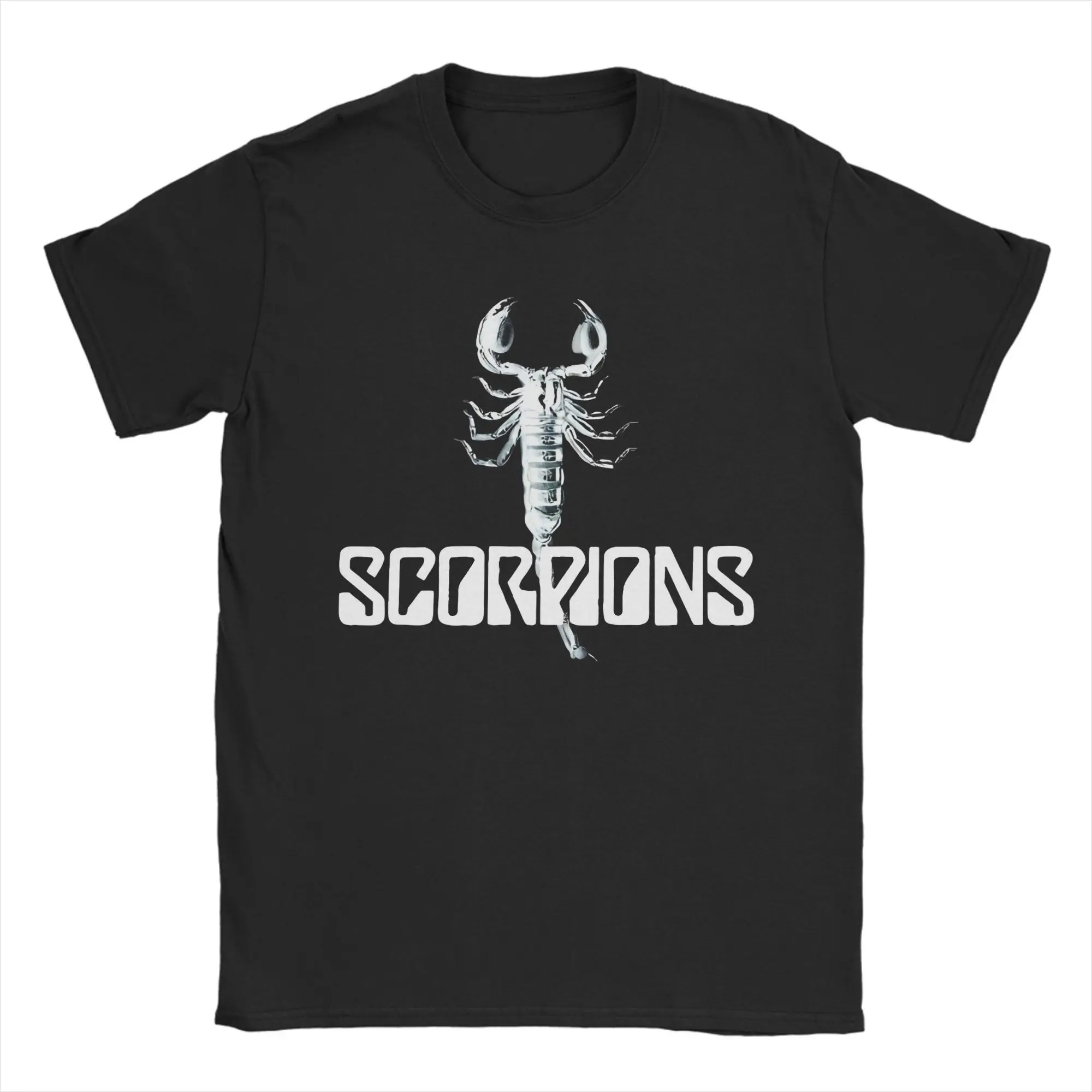 Scorpion heavy metal Rock Band T-Shirt Couple Casual 100% Cotton T Shirts Summer O Neck Trending Tee Shirt Oversize Clothing