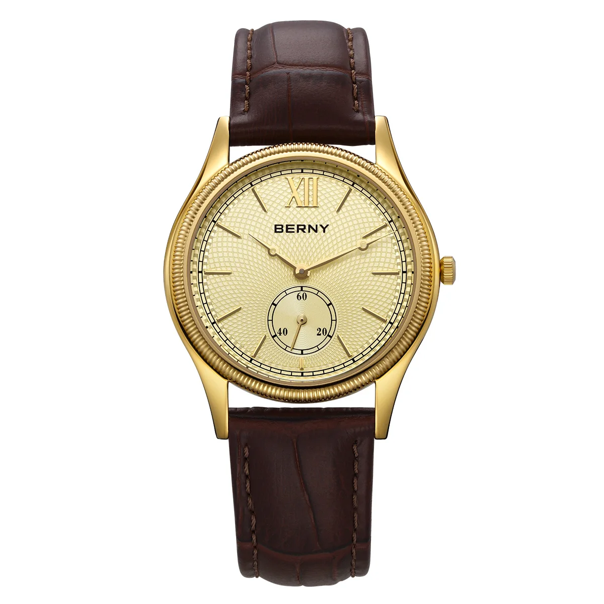 Men's Gold Quartz Watch, 38mm Stainless Steel