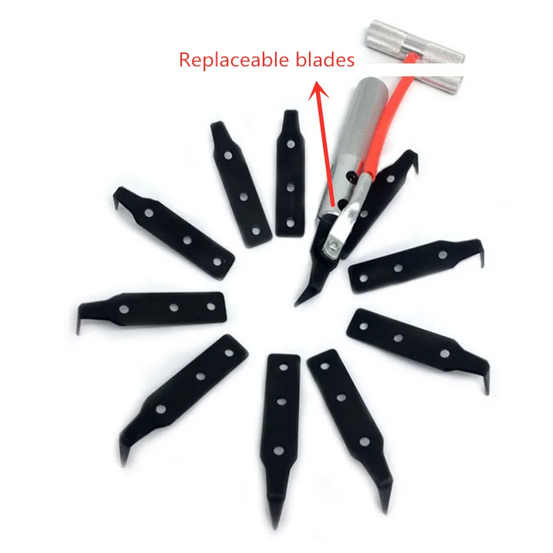 10pcs Car Auto Windshield Removal Blades Disassembling Broach Group Window Glasses Seal Rubber Knife Hand Tools Parts