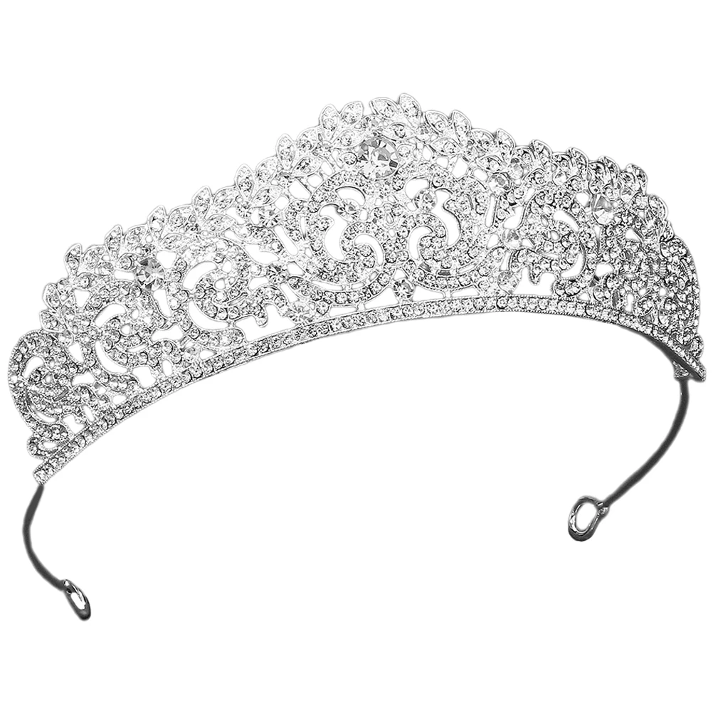

Rhinestone Headb Tiara for Women Bridal Hair Decors Party Accessories Wedding Headdress Wedding Headb Girls Hairstyle