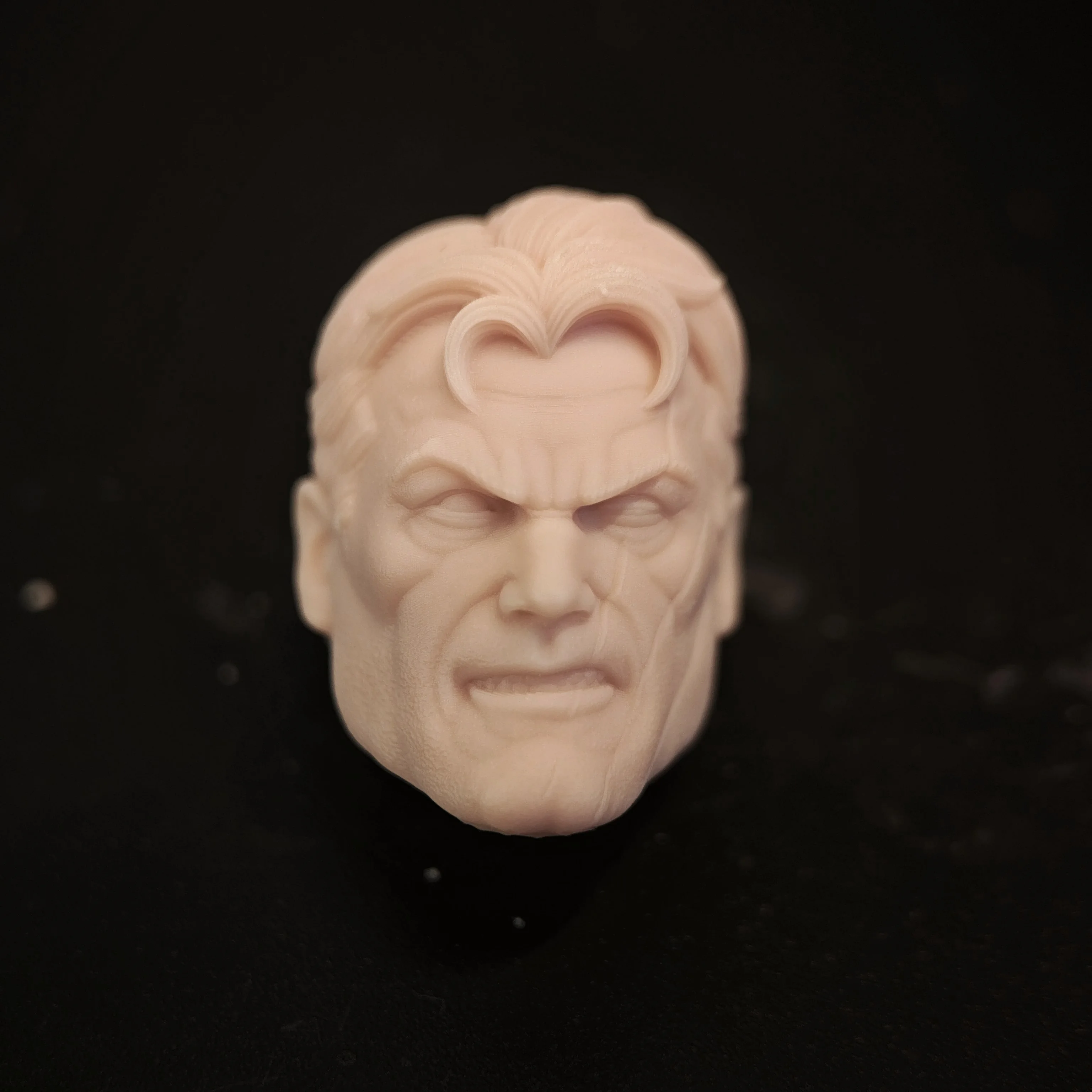 HL1627 DIY Customized 1/18 1/12 1/10 Scale Frank Unpainted Head Sculpt for 3.75