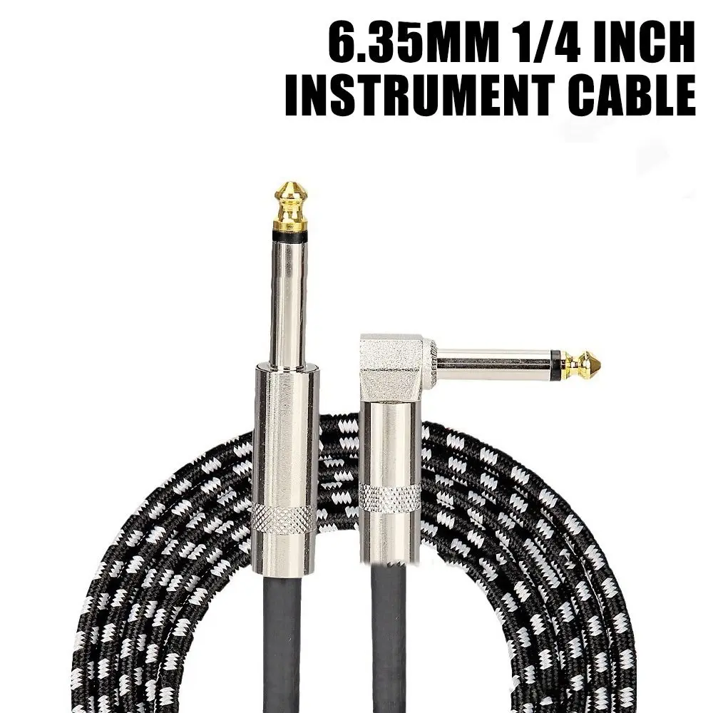 

Metal Head Premium 10FT Guitar Cable 6.5mm Audio Mono Cable Guitar Effect Pedal Cable 1.5m 3m 6m High Quality