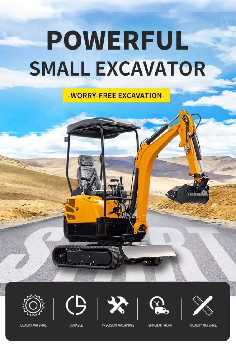 Customized 0.8 Ton Small Digger Mini Excavator Reliable RC Excavator Full Metal Hydraulic 1 Ton Remote Control