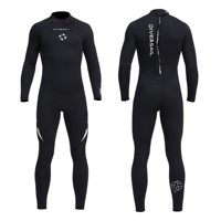 Wetsuit 3mm Neoprene Diving Suits Thermal Stretch Swimwear Back Zipper One Piece for Snorkeling Diving Swimming