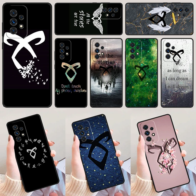 Чехол для телефона Shadowhunters для Samsung A52 A72 A73 A20e A21S A50 A70 A11 A12 A42 A31 A40 A51 A71 A32 A80 A91