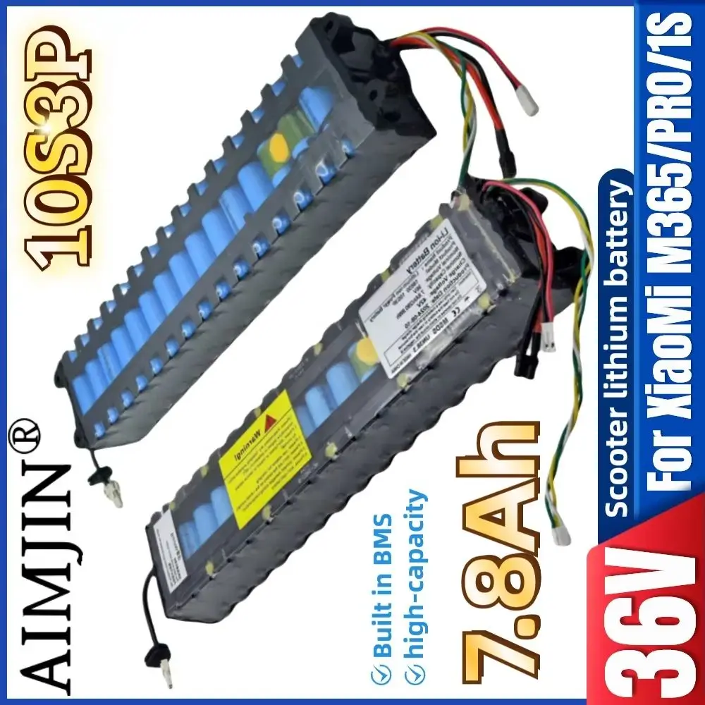 

18650 10S3P 36V 7800mAh Lithium-Ion Battery Pack for XIAOMI M365 1S Mijia pro with Bluetooth Communication 7.8Ah