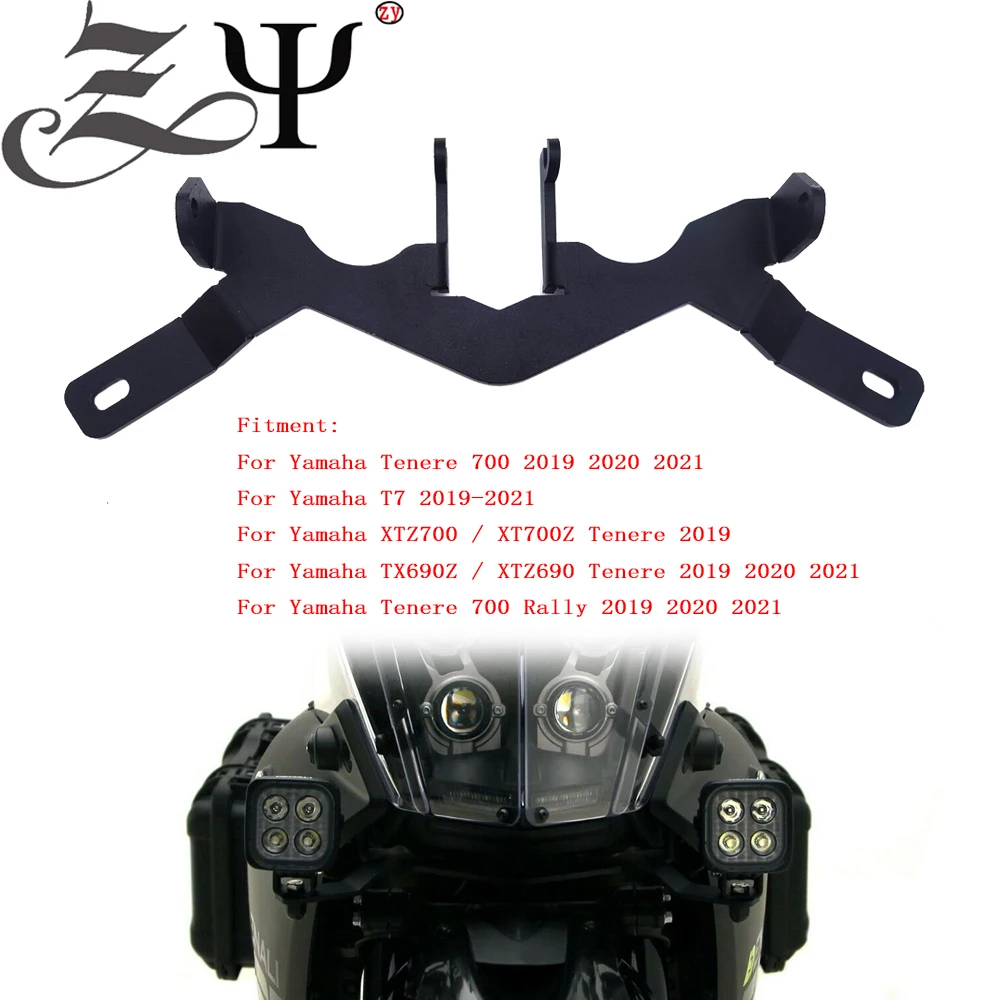 

Motorcycle Auxiliary Light Backet Mount Holder Fog Lamp Bracket For Yamaha T7 Tenere700 XTZ700 Tenere XT700Z TX 690 Z 2019-2021