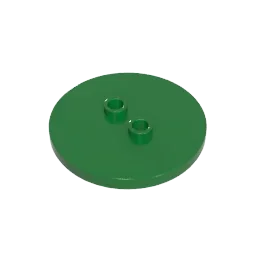 Eske Kouri GDS-90362 4x4 ronde humanoïde bodemplaat compatibel met lego 32627 kinderen DIY Bouwstenen Technische