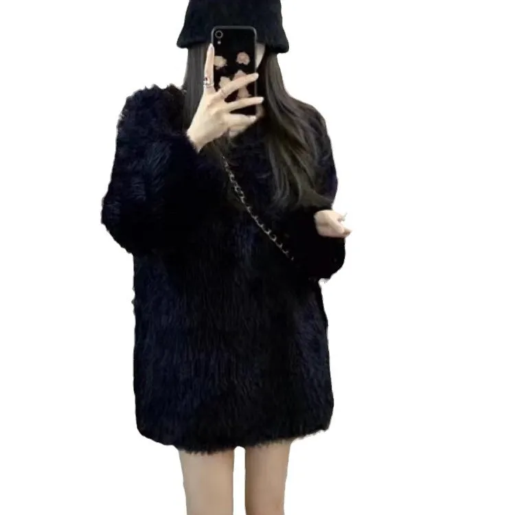 V-Neck Pullover Sweater For Women, Fashionable, Casual, Versatile, Autumn And Winter New Item, Base Knit Sweater
