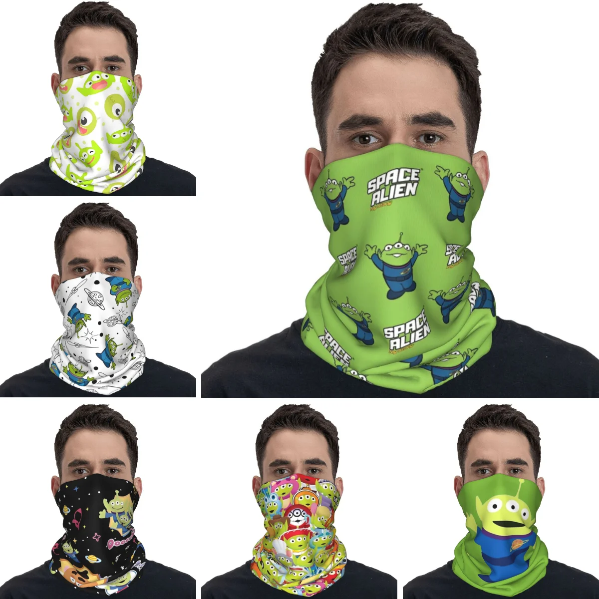 Toys Storys Alien Bandana Fun Balaclava Spring Outdoor Sports Windproof Cycling Mask Breathable Tactical Mask