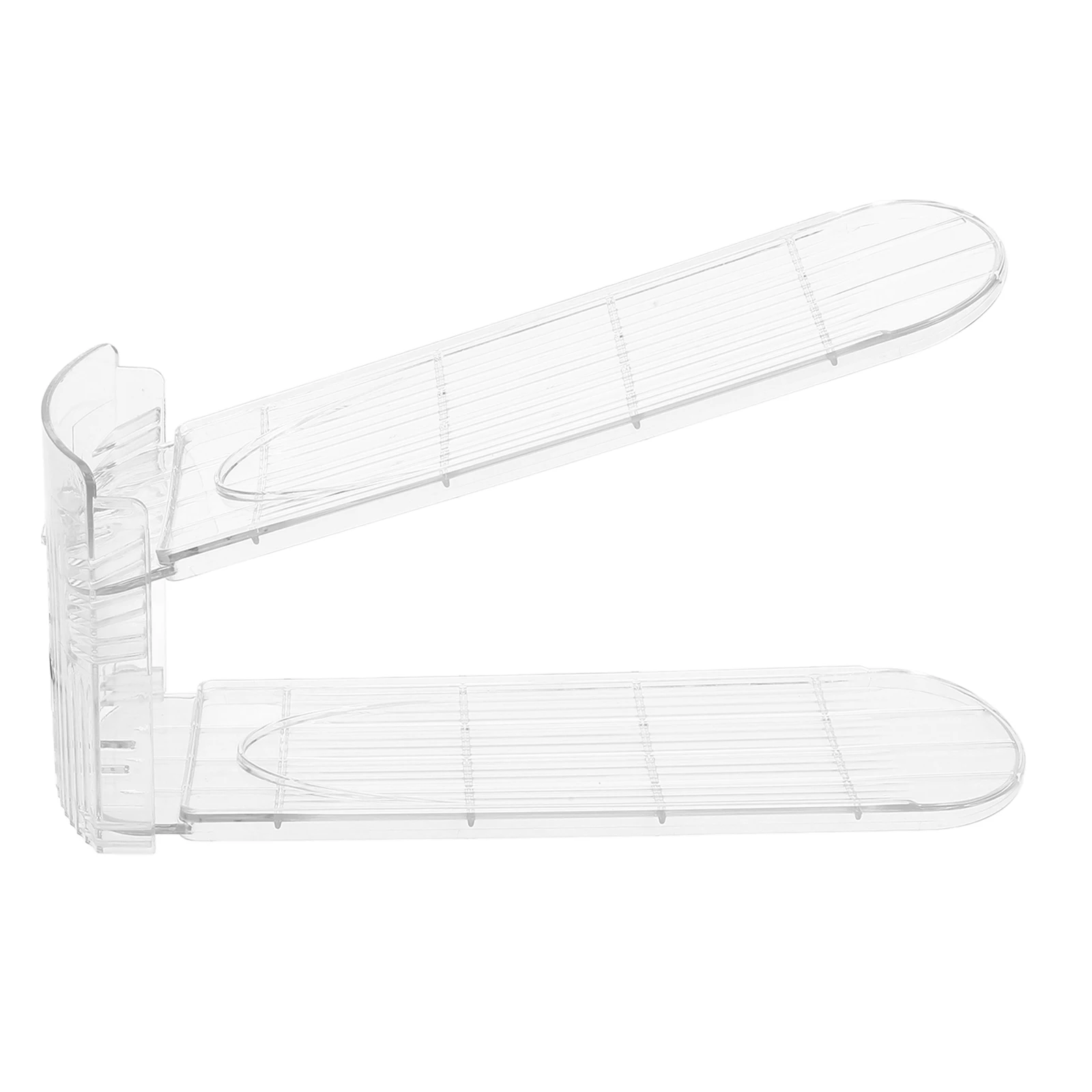 

2pcs Shoe Rack Cabinet Adjustable Height Double Layer Space Saving Shoes Organizer Storage Shelf for Entrance Entryway