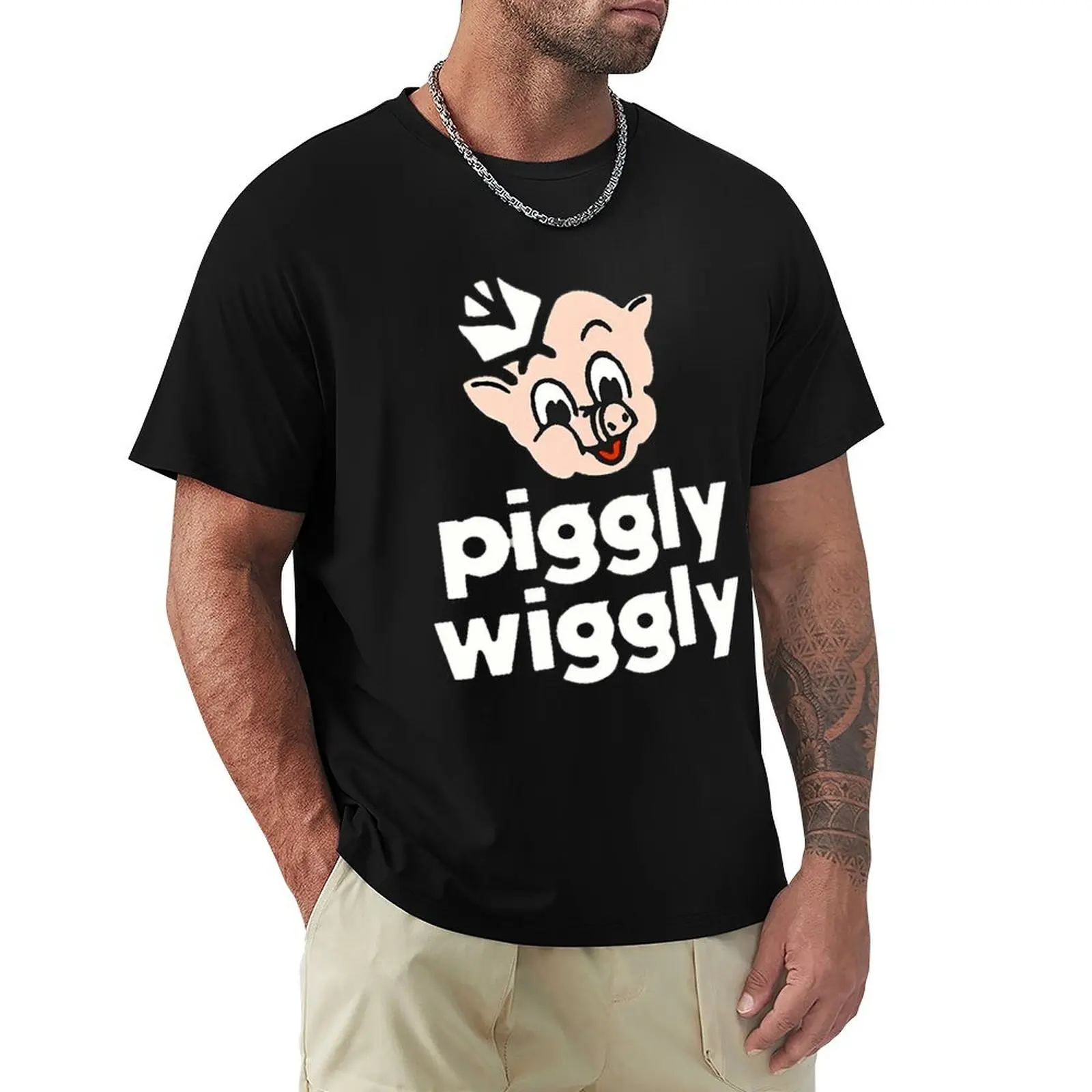 Piggly Wiggly T-Shirt cotton t shirt man T-Shirt