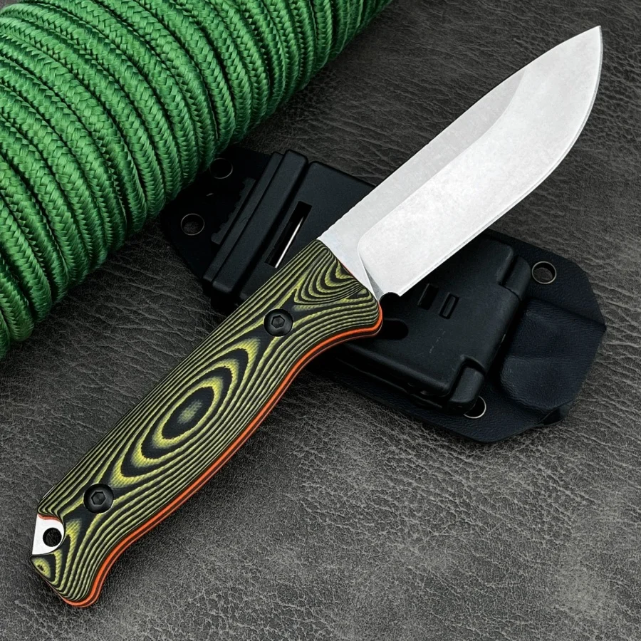 

Тактический нож BM 15002 All-rounder для активного отдыха с рукоятью G10 и лезвием из стали 8Cr13MoV - идеально подходит для выживания в дикой природе