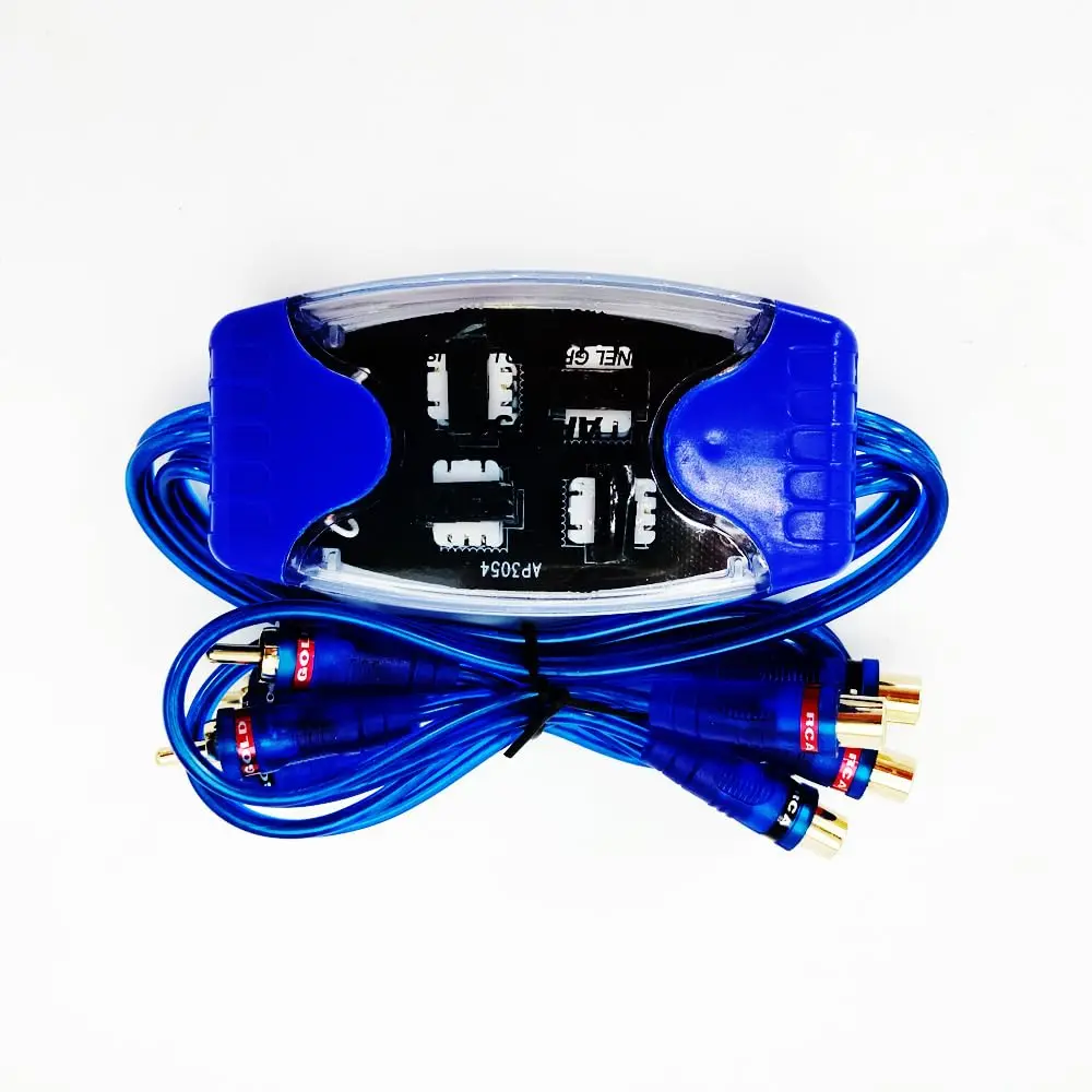 4-Channel RCA Noise Filter Suppressor Ground Loop Isolator For Car Audio Stereo