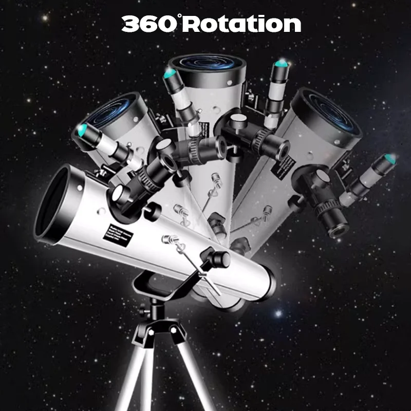 Telescopio astronómico 114 mm con visión nocturna para observación lunar - imagen 4