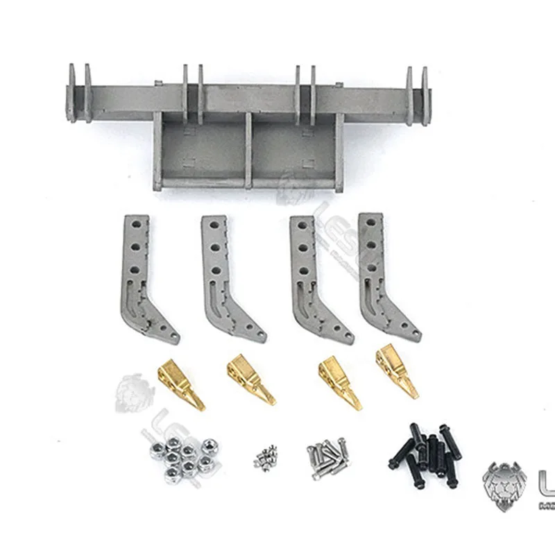 LESU RC Parts Metall-Ripper-Scarifier für 1/14 Maßstab RC Hydrauliklader Aoue LT5H LT5 Skid-Steer Truck DIY Modellspielzeug TH19772 – Detail 4