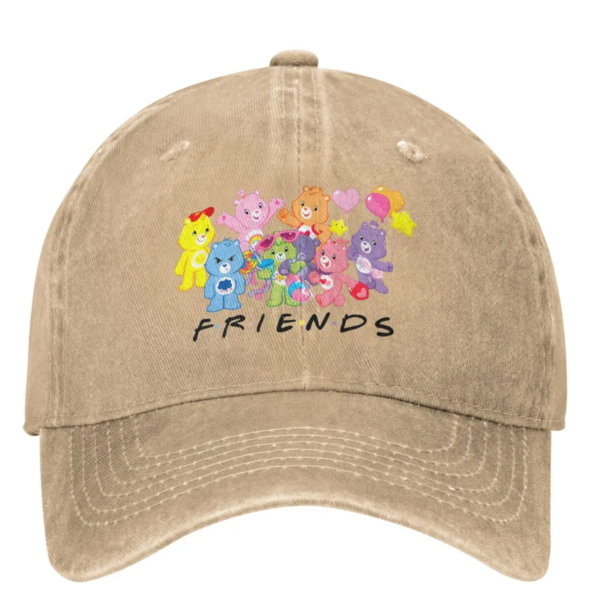 Care Bears Best Friend Denim Baseball Cap Hunting Camping Trucker Hat Summer Unisex Teens y2k Cool Sun-Proof Baseball Caps