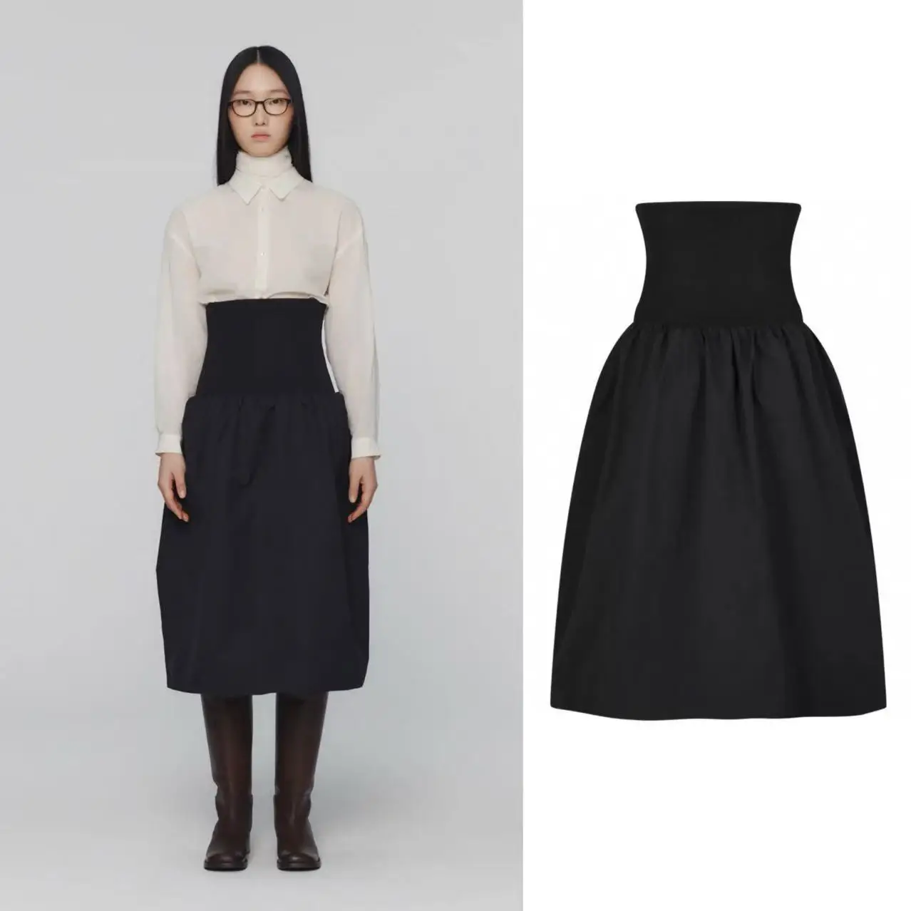 Spódnica w kształcie litery A z wysokim stanem i topem typu bustier, wyszczuplająca, z kwiatowym nadrukiem, na co dzień, dla kobiet, prosta, na wiosnę i lato.