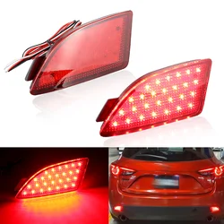 2PCS LED Rear Bumper Light For Mazda 3 Axela Hatchback 2013 2014 2015 2016 Signal Tail Brake Warning Reflector Lamp