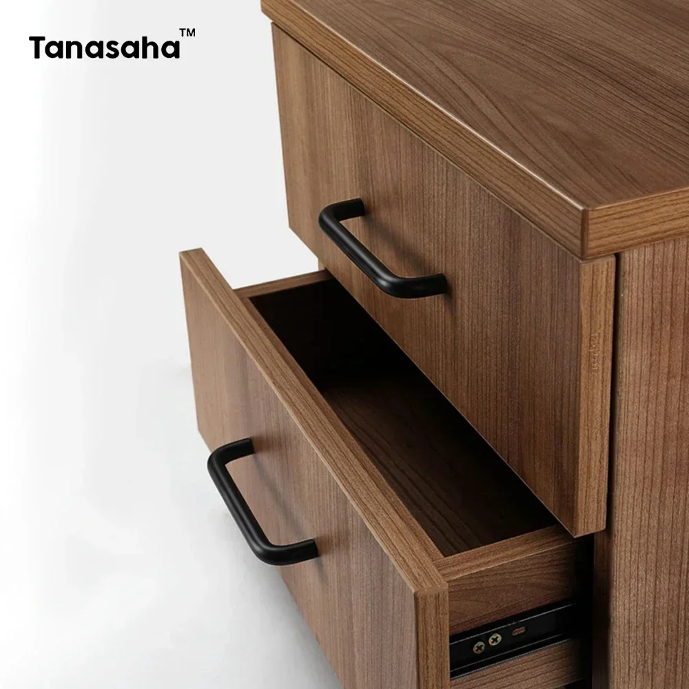 304 Stainless Stee Modern Simple Cabinet Drawer Pulls Hardware Knobs Home Decoration Hardware Fittings Drawer Furniture Handles