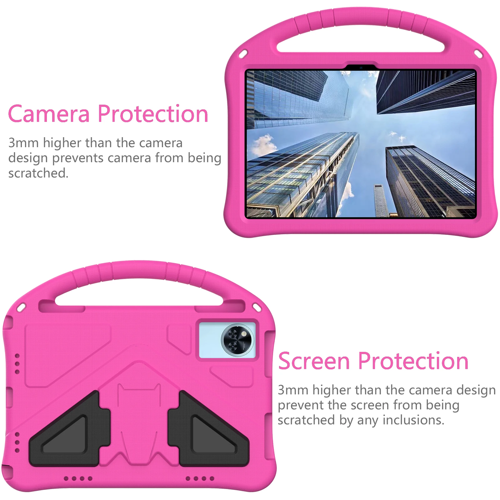 

For Lenovo Tab Idea 11 TB336ZU Xiaoxin Pad 11 2025 TB335FC Cute Cartoon Kids EVA With Foldable Bracket Protective Tablet case