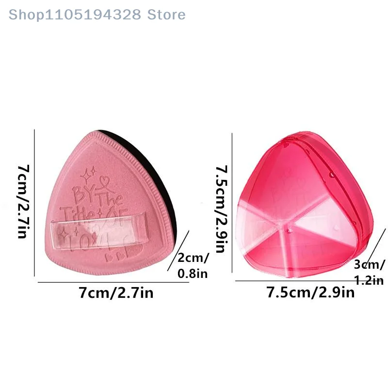 [MP]Soft Triangle Powder Puff Face Makeup Sponge Cosmetic Foundation Sponge Pack For Loose Powder Body Powder