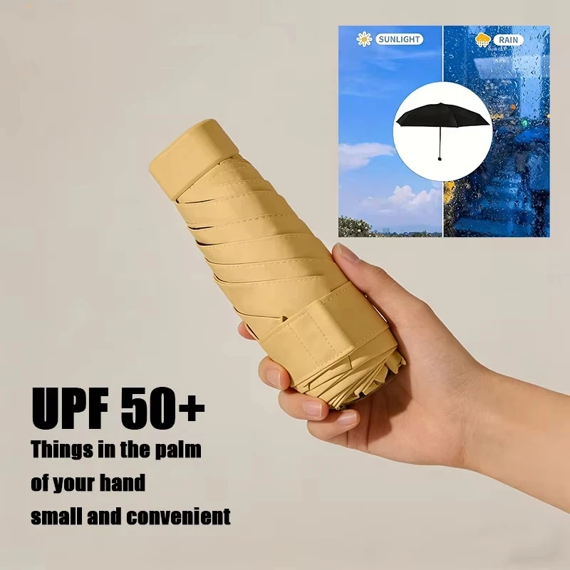 

12 Bone Solid Color Automatic Umbrella Collapsible Large Size Sunshade UV Protection Business Men And Women 2026New