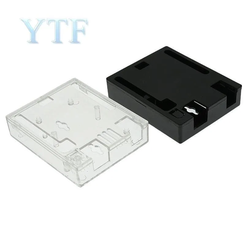 Black ABS Plastic Case Shell Transparent Box for Arduino UNO R3