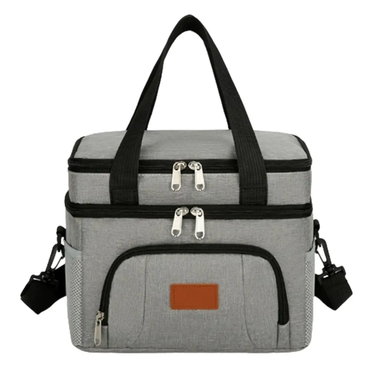 POPULAR-Portable Oxford Cloth Insulated Bag Lunch Large Capacity Bag Outdoor Picnic Bag Food Thermal Pack