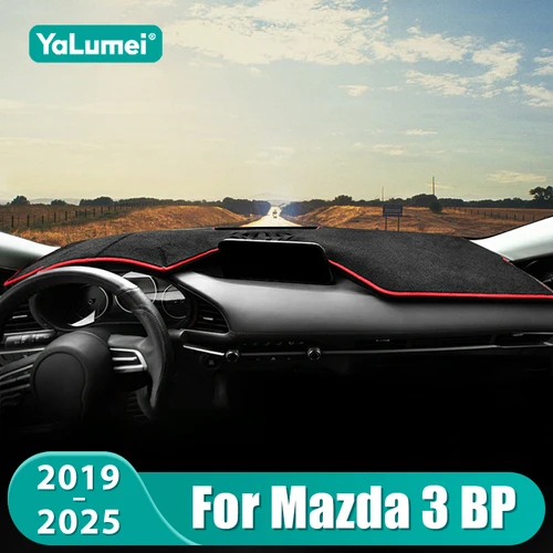 Para Mazda 3 BP 2019 2020 2021 2022 2023 2024 2025 Axela alfombrilla para salpicadero de coche parasol instrumento escritorio cubierta antideslizante Accesorios