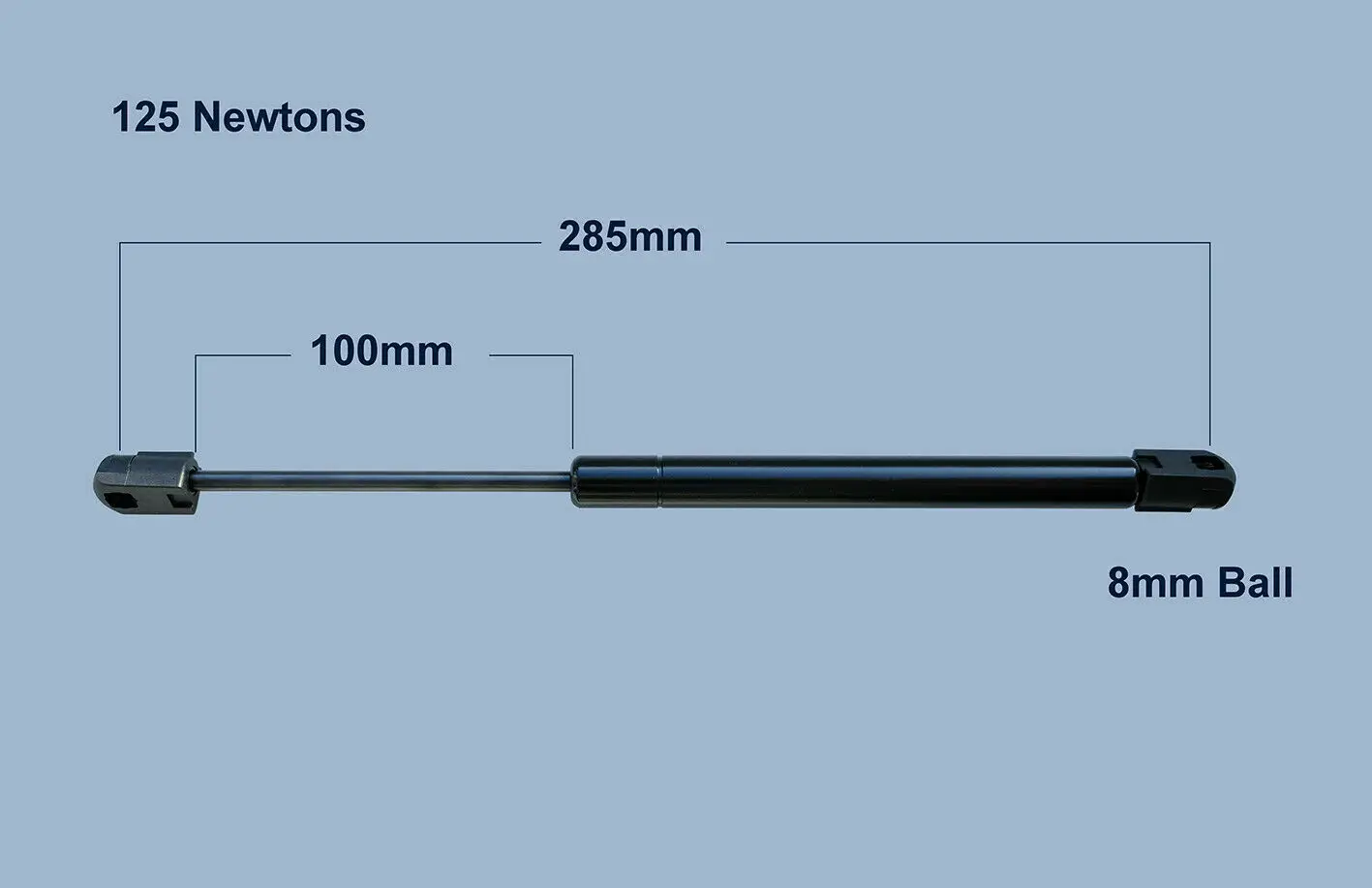 1 زوج 285 مللي متر الضغط 125N ل النوادي القمري ستيلار ليكسون كوادار سيارة الغاز الخلفي هود صدمة بار دعم تبختر محرك الملحقات