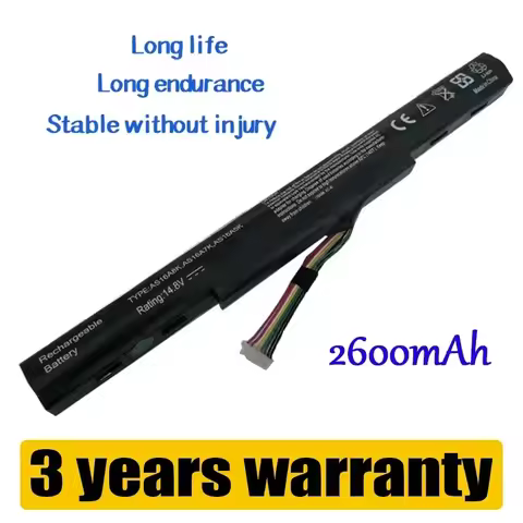 2025 NEW 4CELLS AS16A5K AS16A8K Laptop Battery For ACER For Aspire E5-575 E5-553 E5-575T E5-576G E5-475G