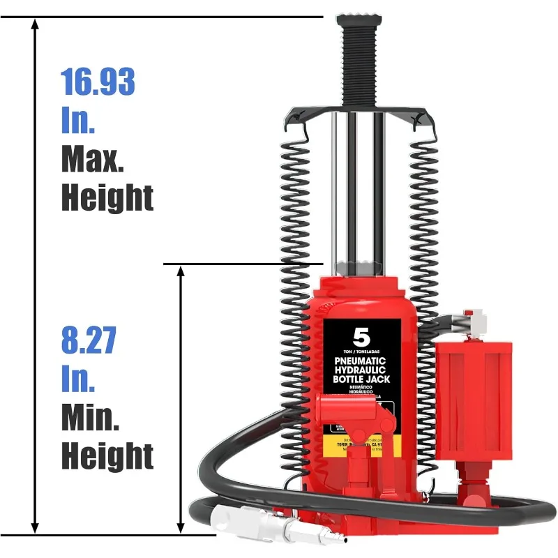 Pneumatic Air Hydraulic Car Bottle Jack for Auto Repair and House Lift