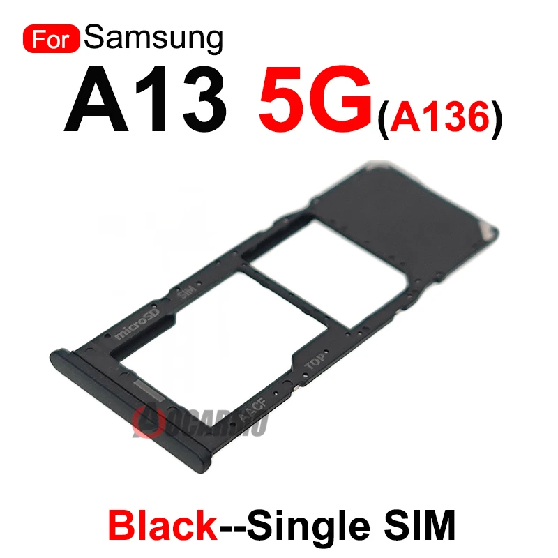 Tarjeta SIM para Samsung Galaxy A13 4G 5G A136 A135F MicroSD bandeja de tarjeta Sim soporte de ranura piezas de repuesto