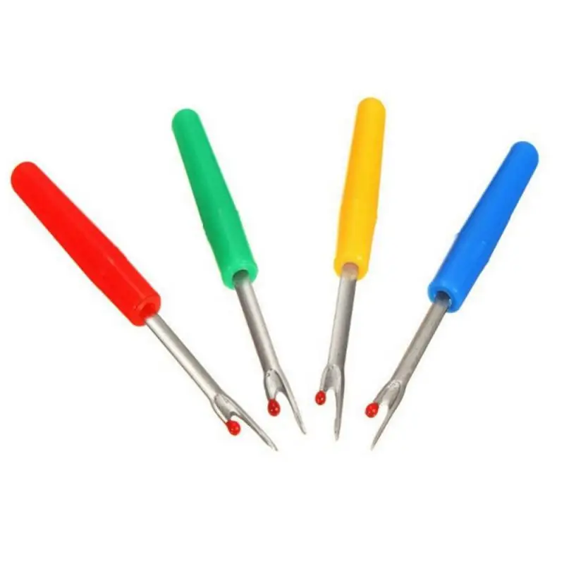 Wooden and Plastic Handle Steel Thread Cutter Seam Ripper Stitch Removal Knife Needle Arts Sewing Tools DIY Sewing Accessories