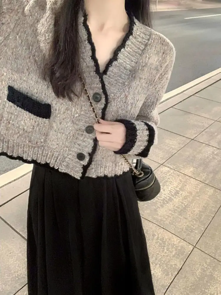 

Жакет из твида с отложным воротником, короткий рукав, женский, осенний, с перфорацией, с пуговицами, с поясом, прочный, для отдыха, из высококачественного жаккарда, матовый