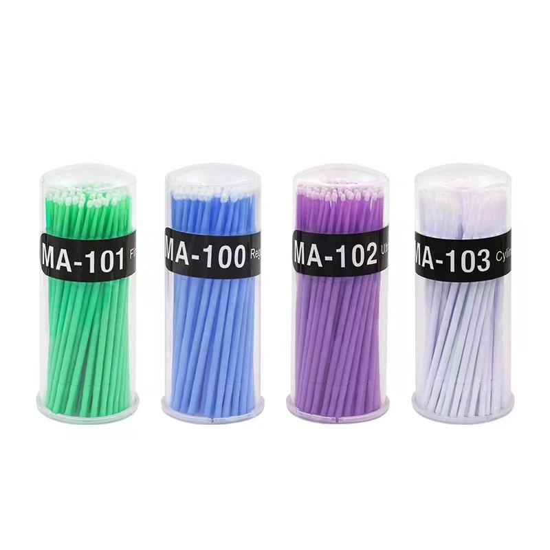 

Disposable Micro Dental Brush Applicator Eyelash Micro Brush Applicator with Different Size