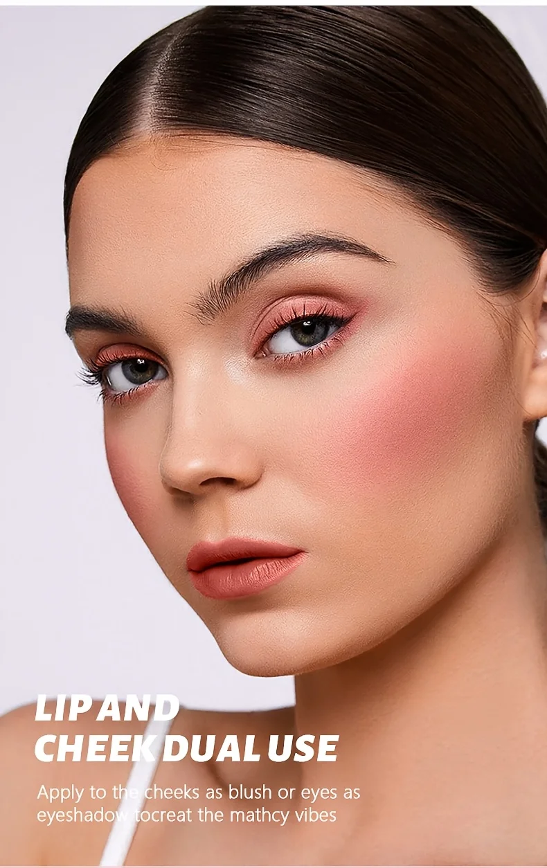 ملمع شفاه غير لامع - ملمع شفاه مخملي حريري غير لاصق مقاوم للماء والعرق يدوم طويلاً #5