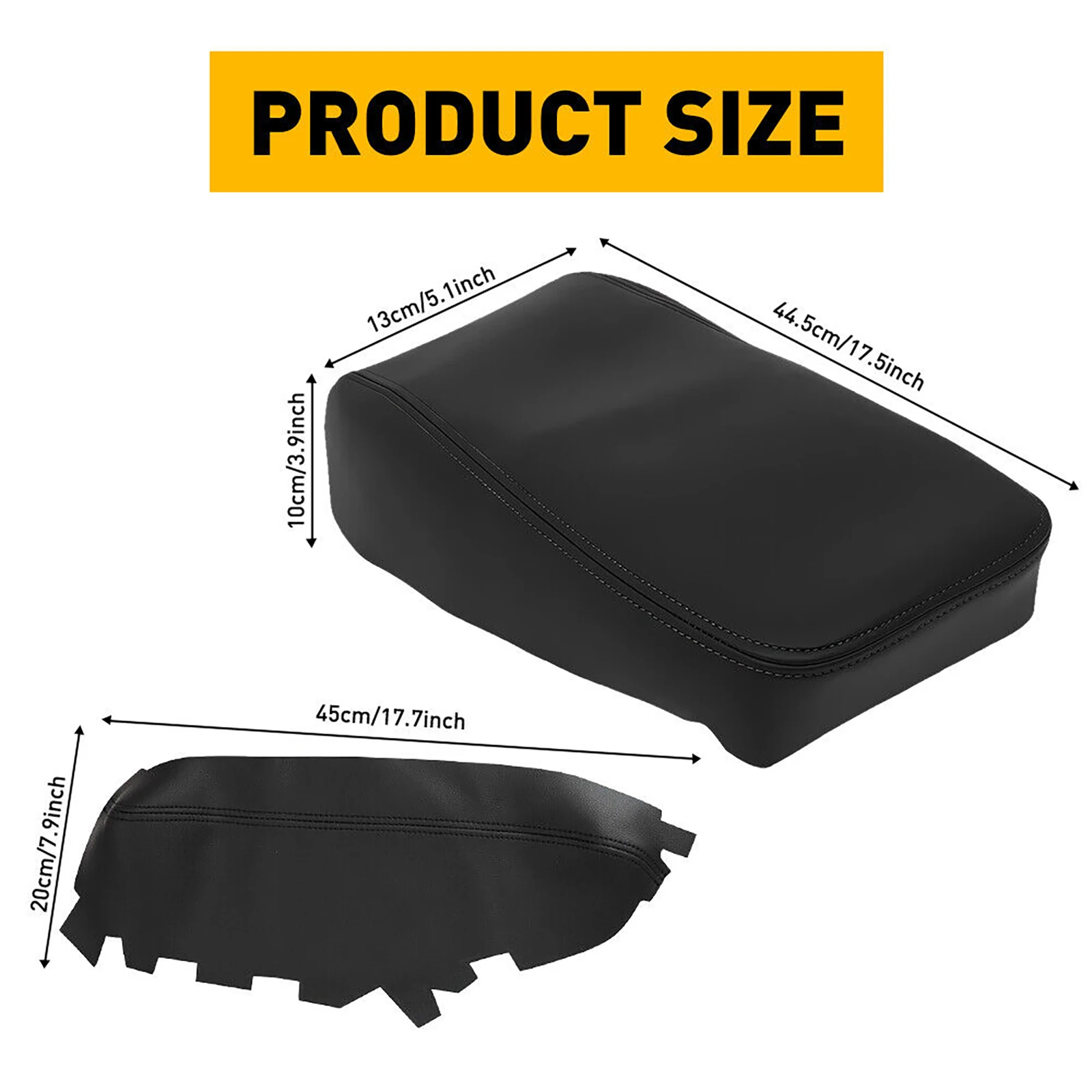 المضادة للخدش ستوكات الجلود غطاء وحدة التحكم في السيارة غطاء مسند الذراع وباب لوحة مسند الذراع غطاء الجلد لتويوتا أفالون 2013-2018