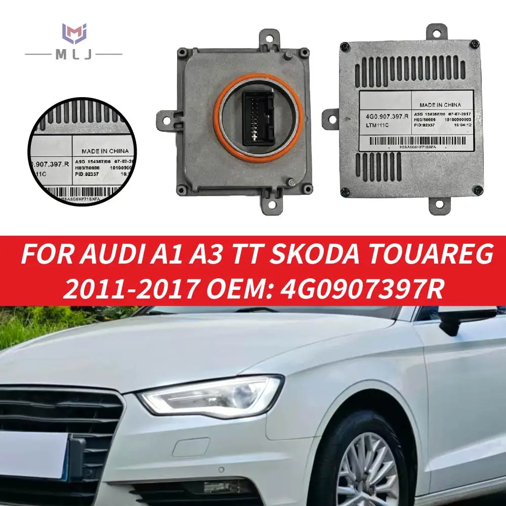 

New 4G0907397R For Audi A1 A3 TT Skoda Touareg 2011-2017 LED ballast DRL Daytime Running Light Control Unit