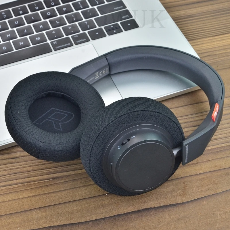 Plantronics BackBeat GO600 GO605 헤드셋 두꺼운 스폰지 메모리 폼 쿠션 패브릭 이어컵 이어패드 슬리브