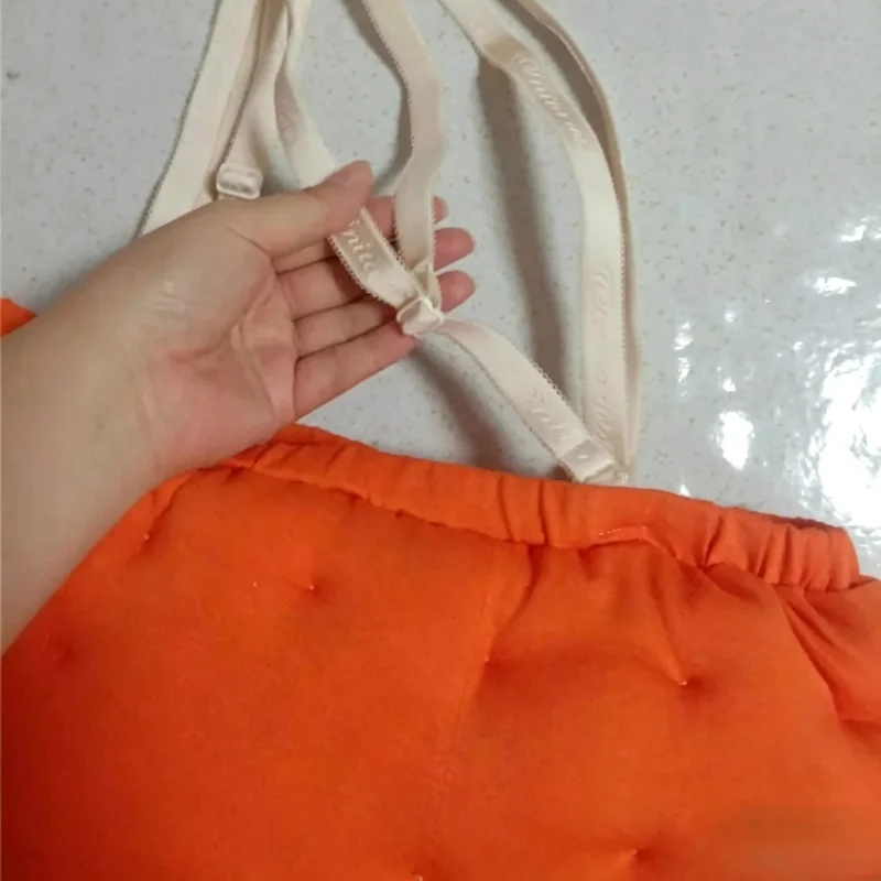 Handmade Cotton Thick Shorts Adjustable Straps Soft Comfortable Shorts Filled Cotton Fluffy Silky Touch Warm Briefs BF Gift﻿﻿