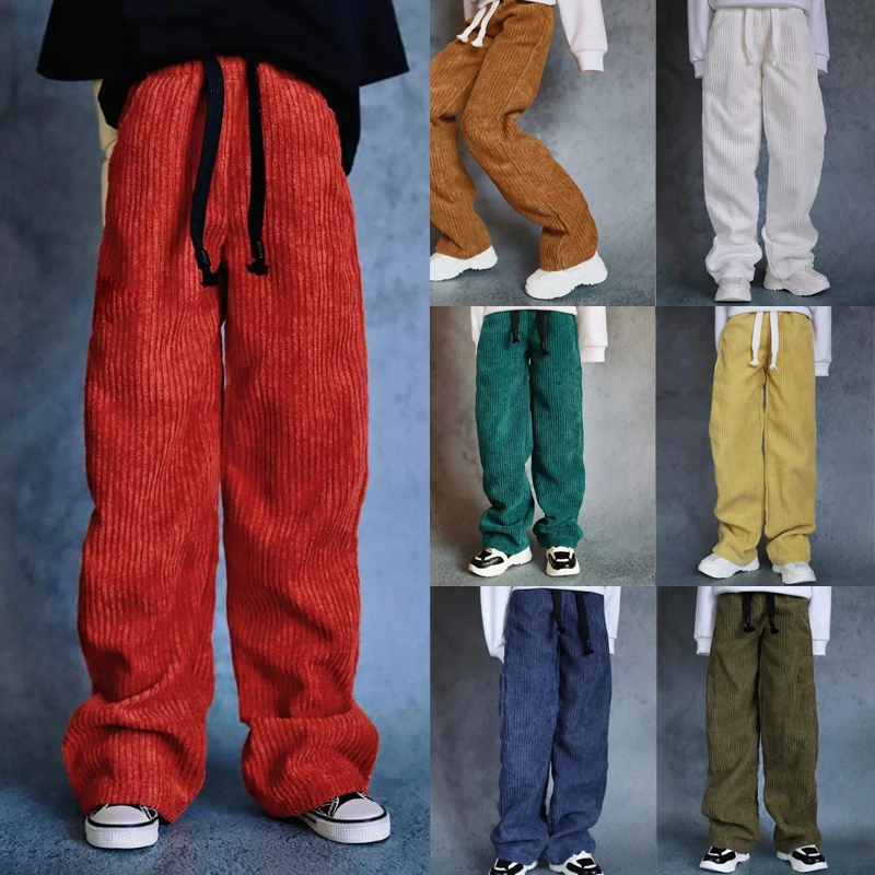 D04-B183 children handmade toy BJD/SD 1/3 1/4 SD17 POPO68 SSDF Casual pants with drawstring wide leg pants 1pcs