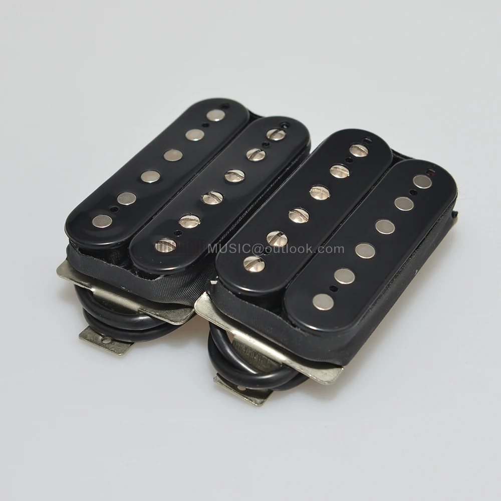 GB style Alnico II Bridge Humbucker Pickup Black White Zebra Color Alnico 2 Magnet for Electric Guitar