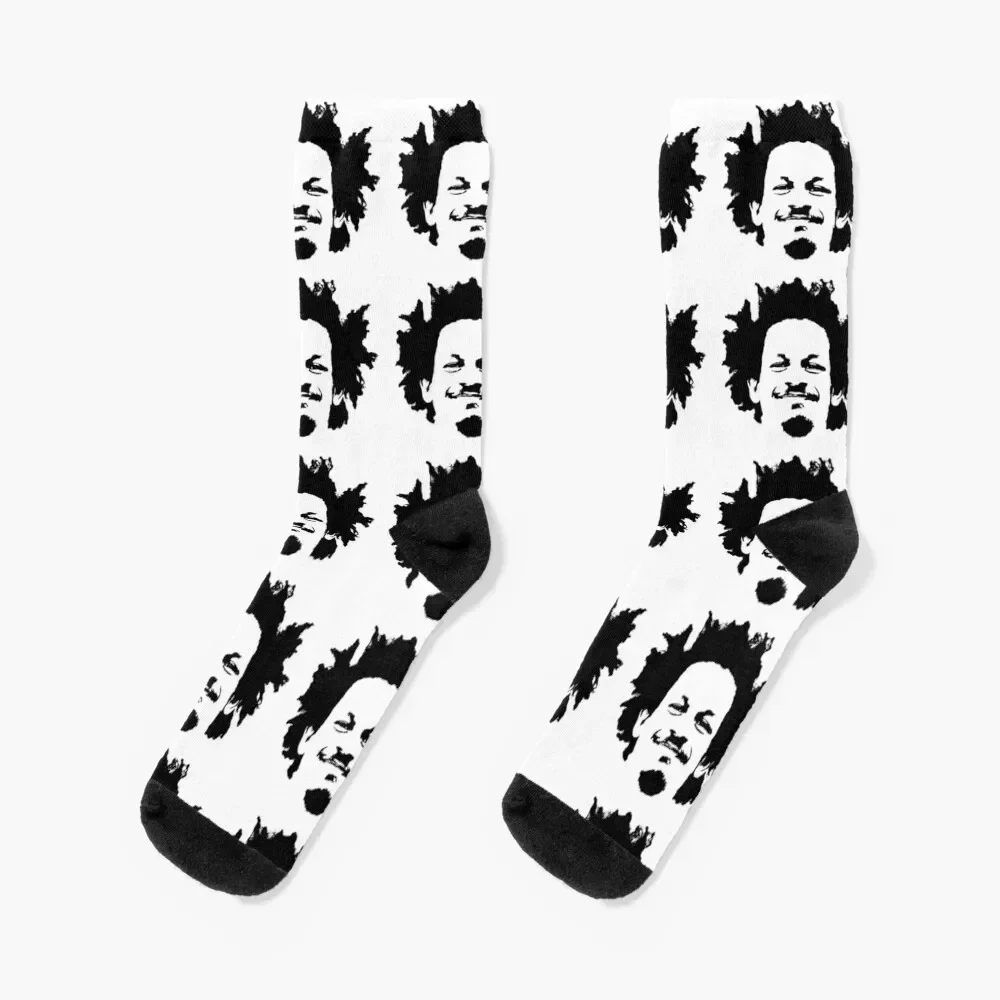 Eric Andre Stencil Socks anime gym shoes hiphop Socks Girl Men's