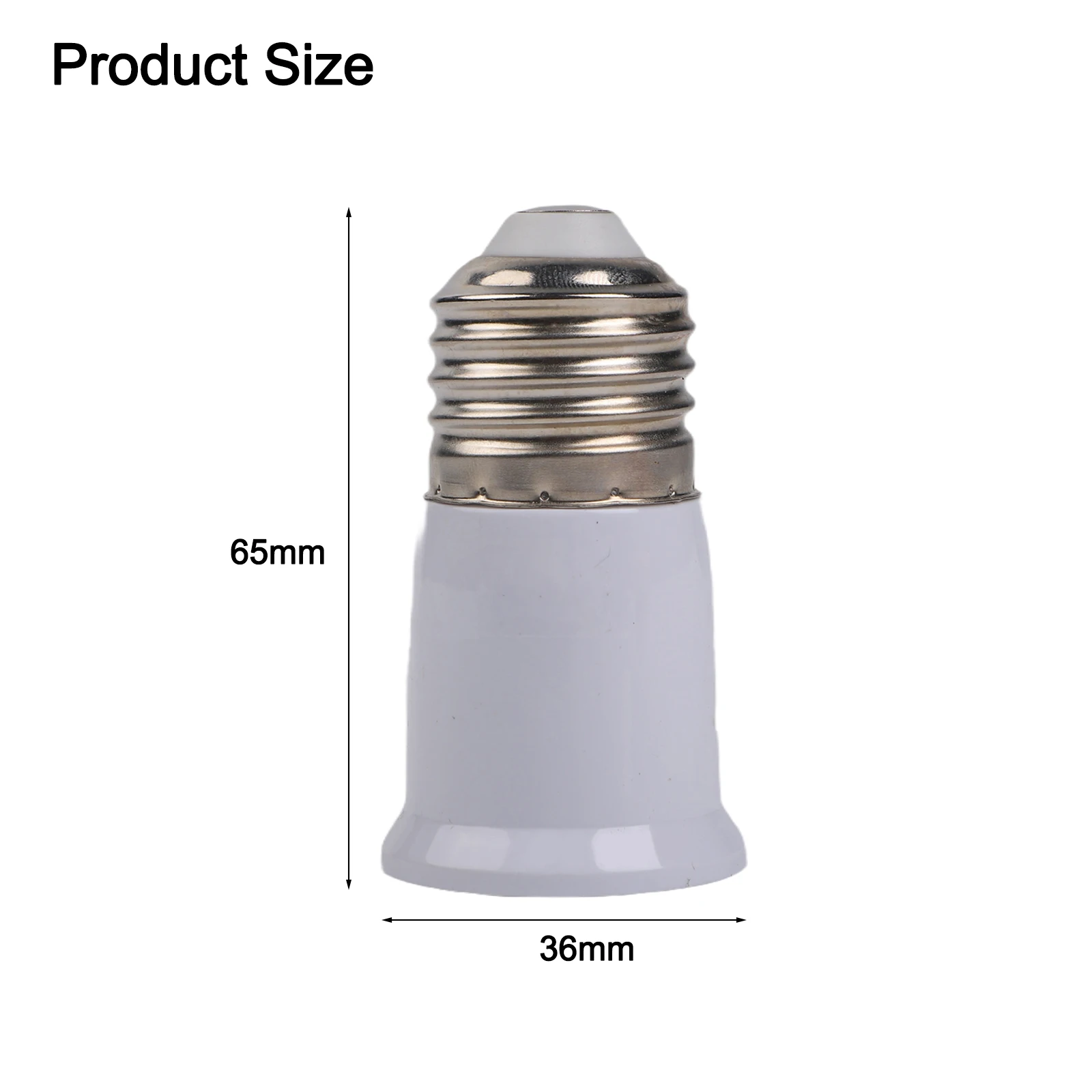 Approx. 65 Mm 2.56 Inches LED Bulb Adapter Multi Scene Application Adapter Lighting Socket Adapter Multiple Length Options